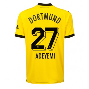 Borussia Dortmund Karim Adeyemi #27 Replica Home Stadium Shirt 2023-24 Short Sleeve